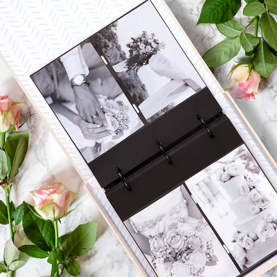 A True Love Story Display Slip In Photo Album with Photos
