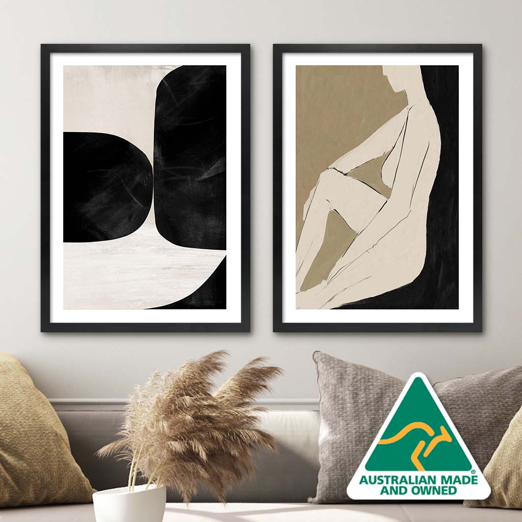 Mid Century Modern Art - Geometric, Clean-Lined Design