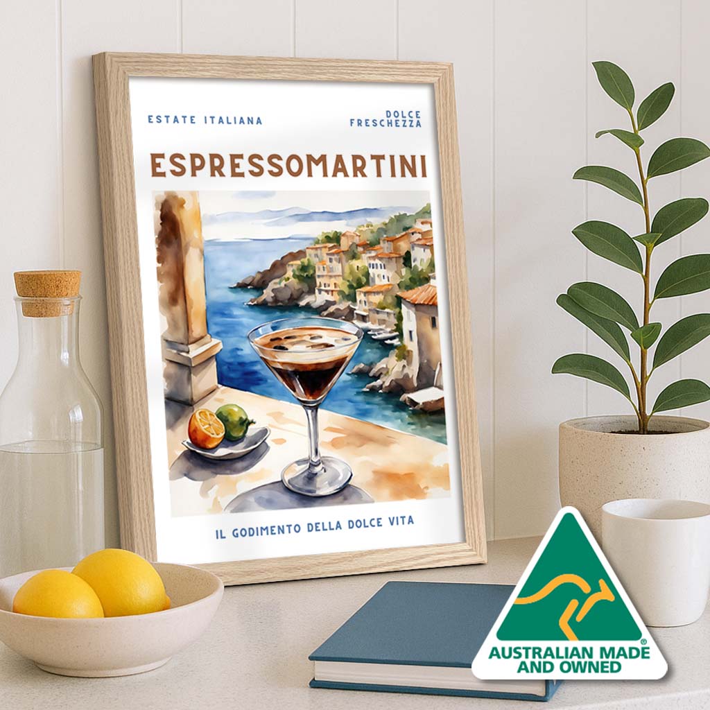 Ohkimiko Prints Modern Cocktail Posters & Retro Charm