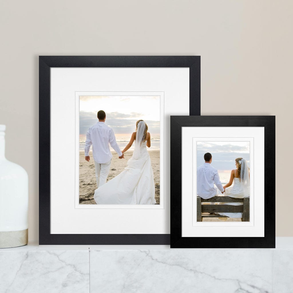 Black Photo Frames from the Timber Frames Collection from Profile Products Australia.