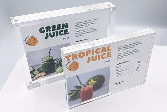acrylic block frames