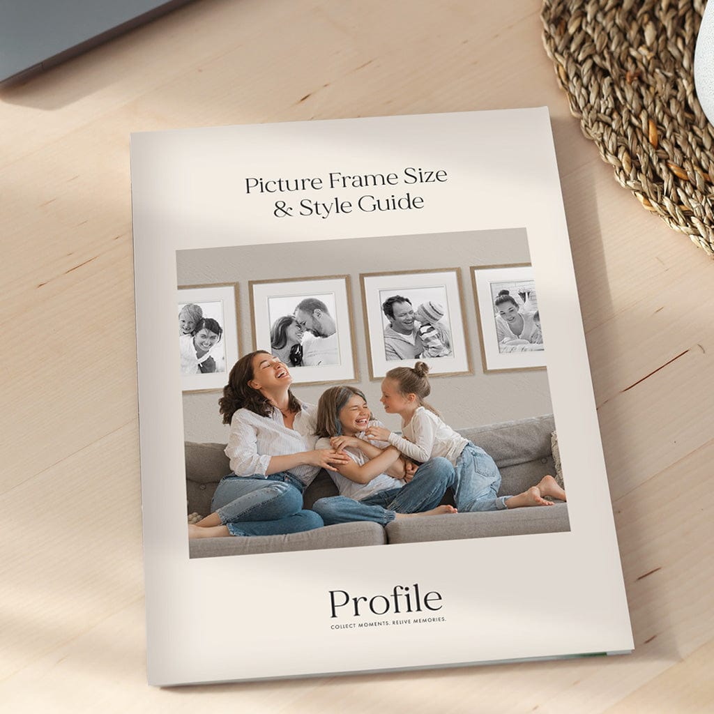Picture Frame Size and Style Guide - Free Download - From Profile Products (Australia).