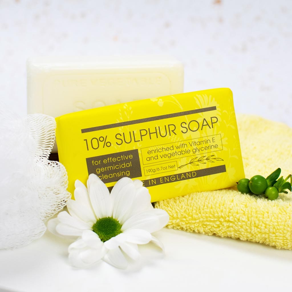 10% Sulphur Soap Bar Trio Value Pack Bundle from our Body & Bath collection by The English Soap Company
