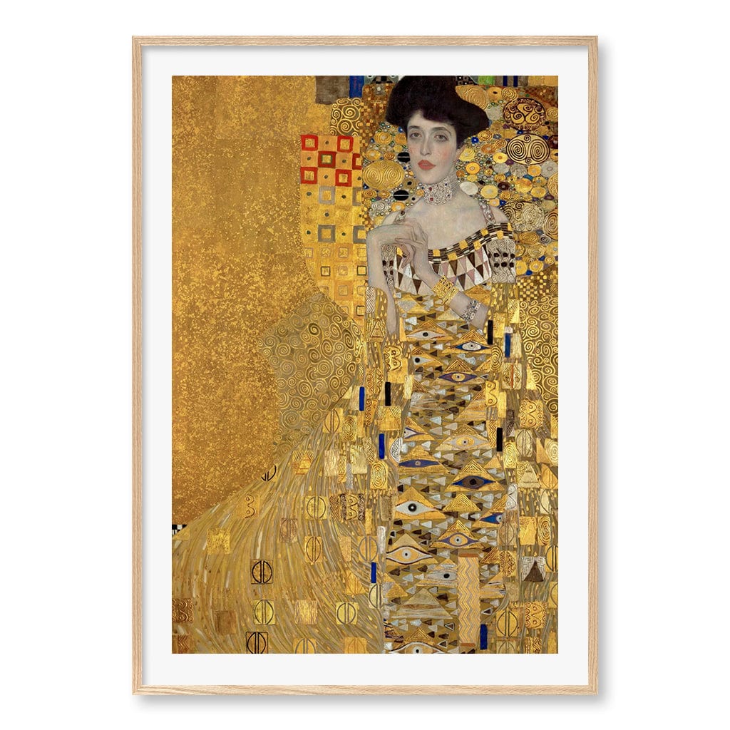 Adele Bloch Baur Wall Art Print A0 (84.1 x 118.9cm) / Natural Oak Frame / White Border from our Australian Made Wall Art collection by Profile Australia