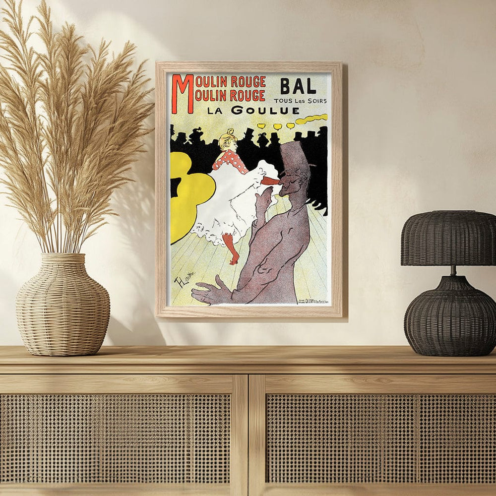 Affiche pour le Moulin Rouge - Toulouse–Lautrec Art Print from our Australian Made Framed Wall Art, Prints & Posters collection by Profile Products (Australia) Pty Ltd
