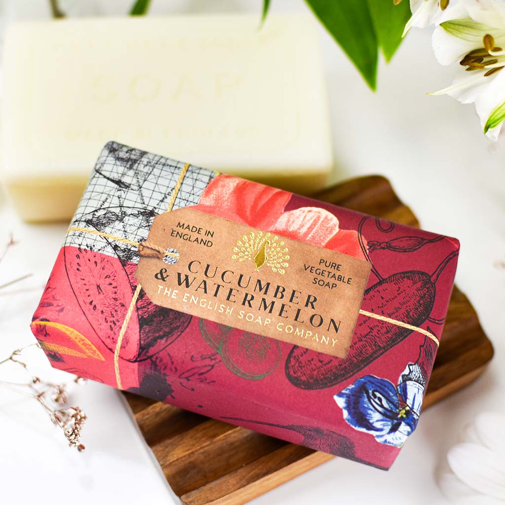Anniversary Cucumber & Watermelon Soap Bar Bundle Pack (3 x 190g) – The English Soap Company from our Body & Bath collection by The English Soap Company