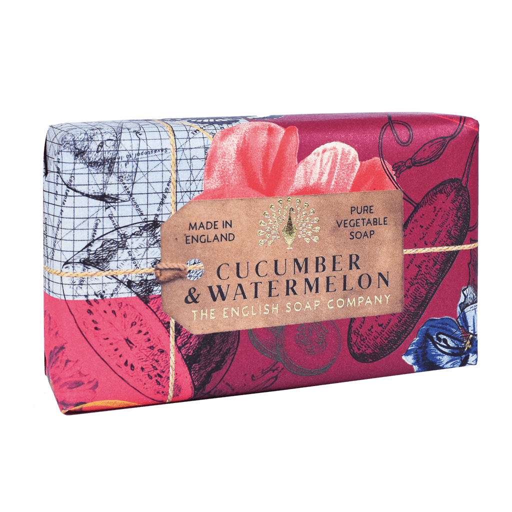 Anniversary Cucumber & Watermelon Soap Bar from our Luxury Bar Soap collection by The English Soap Company