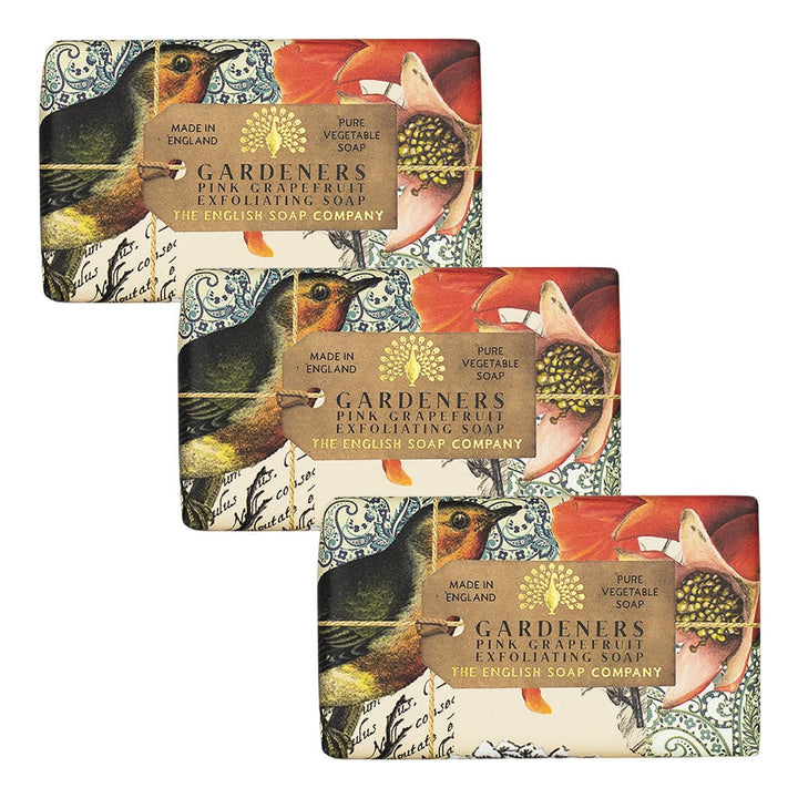 Anniversary Gardeners Exfoliating Soap Bar Bundle Pack (3 x 190g) – The English Soap Company from our Body & Bath collection by The English Soap Company