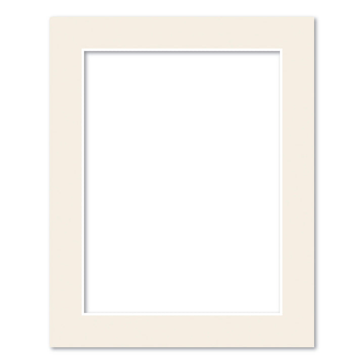 Antique White Acid-Free Mat Board 8x10in (20.3x25.4cm) to suit 6x8in (15x20cm) image from our Mat Boards collection by Profile Products (Australia) Pty Ltd