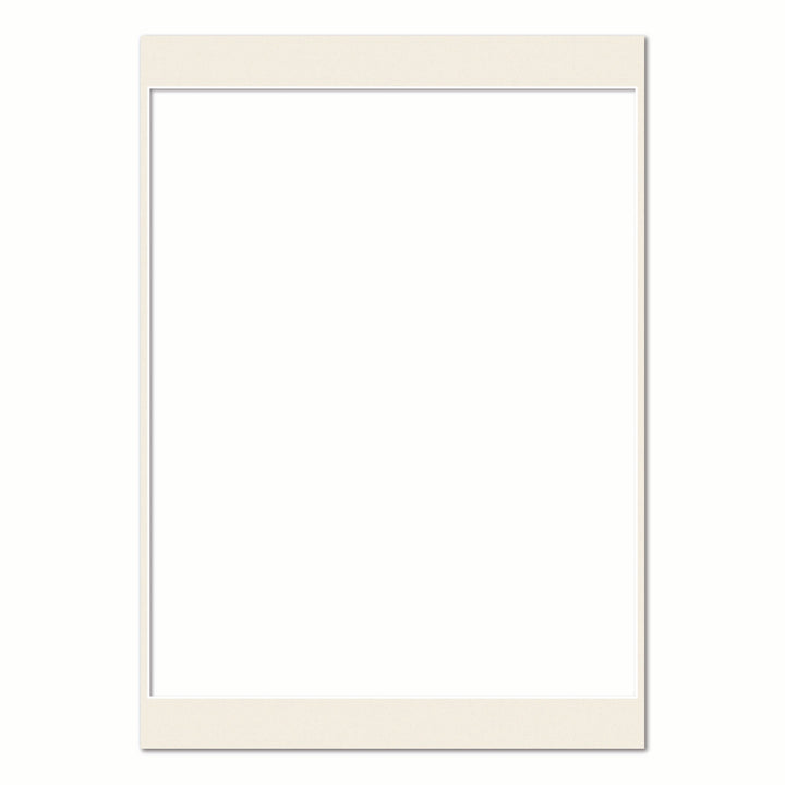 Antique White Acid-Free Mat Board A2 (42x59.4cm) to suit 16x20in (40.6x50.8cm) image from our Mat Boards collection by Profile Products (Australia) Pty Ltd