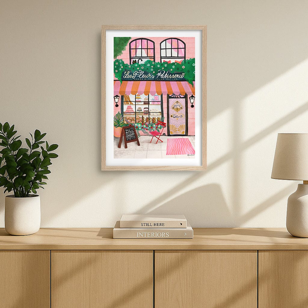 Bake Shop Front Modern Wall Art Print by Baroo Bloom from our Australian Made Framed Wall Art, Prints & Posters collection by Profile Products (Australia) Pty Ltd