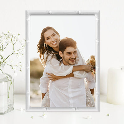 Bamboo White Metal Photo Frame from our Metal Photo Frames collection by Profile Products Australia