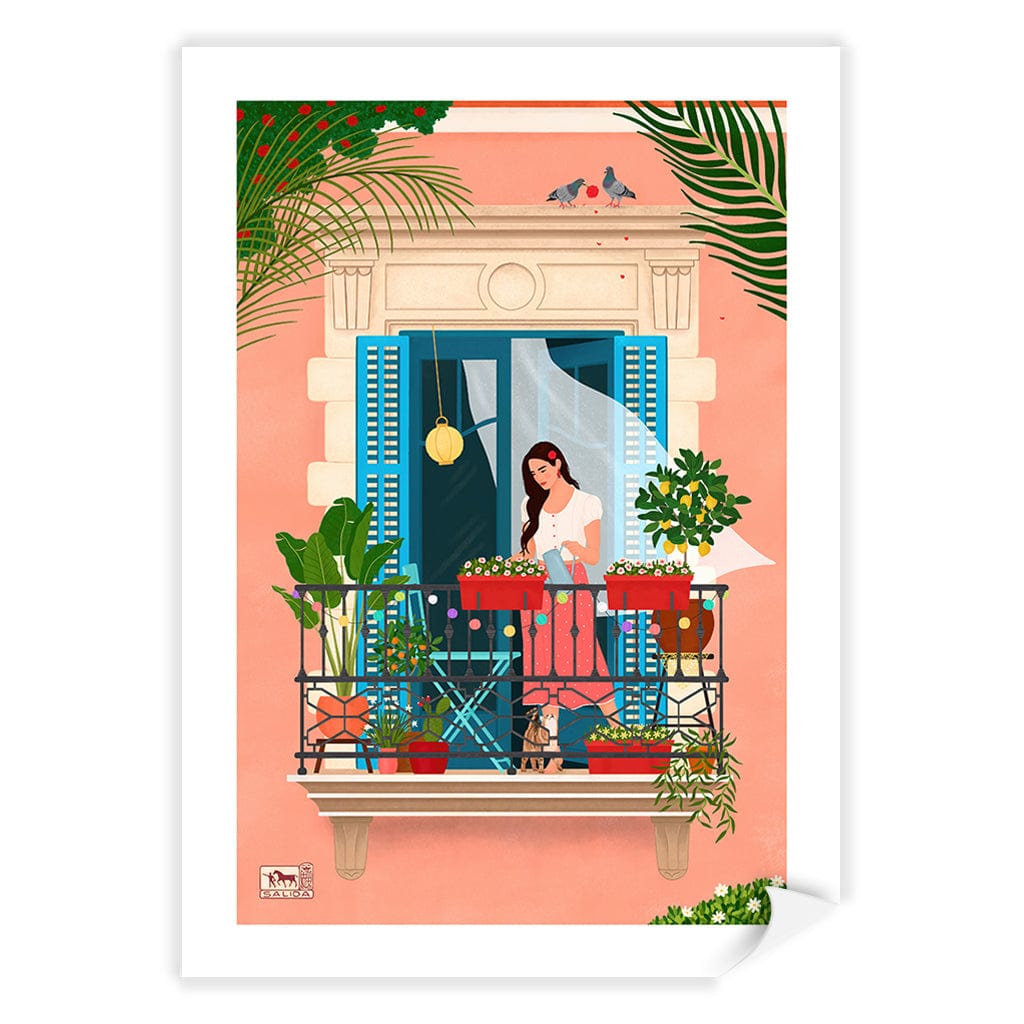 Barcelona Modern Wall Art Print A4 (21 x 29.7cm) / Print Only / White Border from our Australian Made Framed Wall Art, Prints & Posters collection by Profile Products (Australia) Pty Ltd