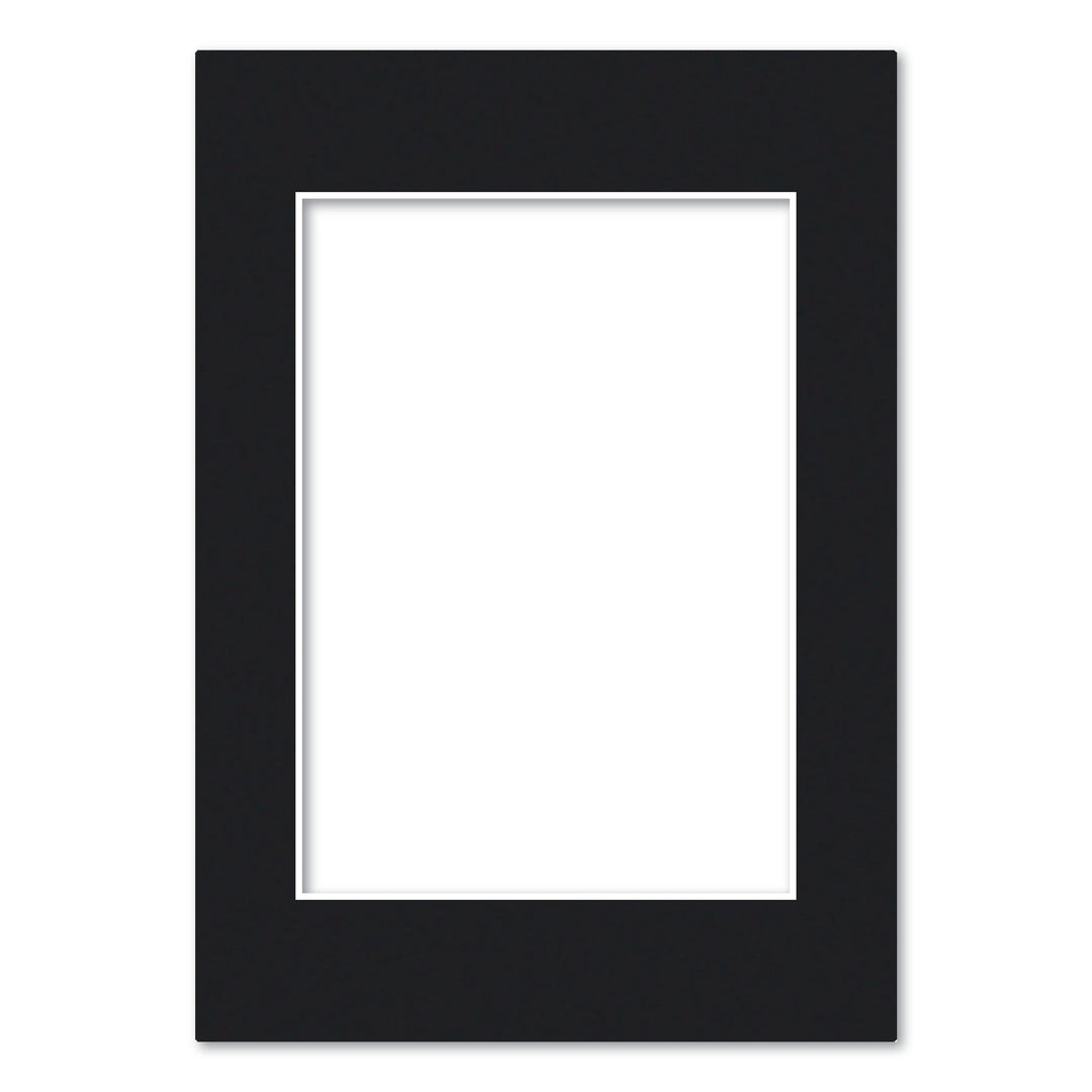 Black Acid-Free Mat Board A4 (21x29.7cm) to suit A5 (15x21cm) image from our Mat Boards collection by Profile Australia