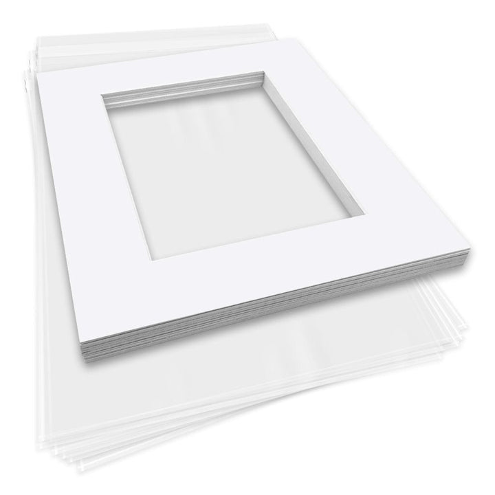 Bulk Mat Board Value Bundle - Ultimate White (10 Pack) from our Mat Boards collection by Profile Products (Australia) Pty Ltd
