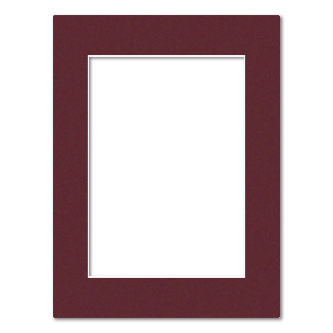 Burgundy Maroon Acid-Free Mat Board 12x16in (30.5x40.6cm) to suit A4 (21x30cm) image from our Mat Boards collection by Profile Products (Australia) Pty Ltd