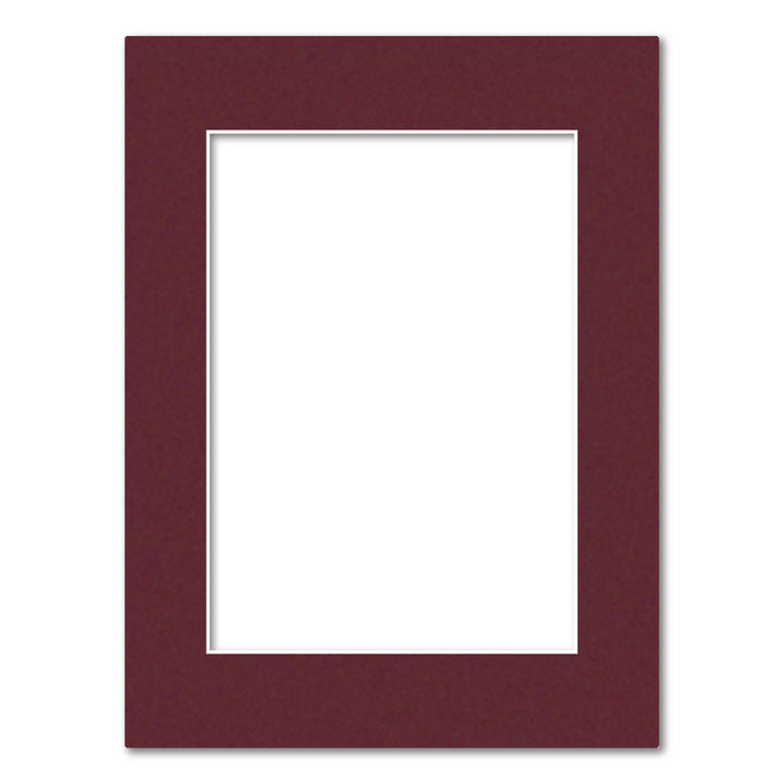 Burgundy Maroon Acid-Free Mat Board 12x16in (30.5x40.6cm) to suit A4 (21x30cm) image from our Mat Boards collection by Profile Products (Australia) Pty Ltd