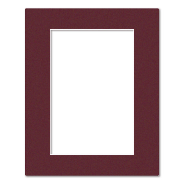 Burgundy Maroon Acid-Free Mat Board 16x20in (40.6x50.8cm) to suit 10x15in (25x38cm) image from our Mat Boards collection by Profile Products (Australia) Pty Ltd