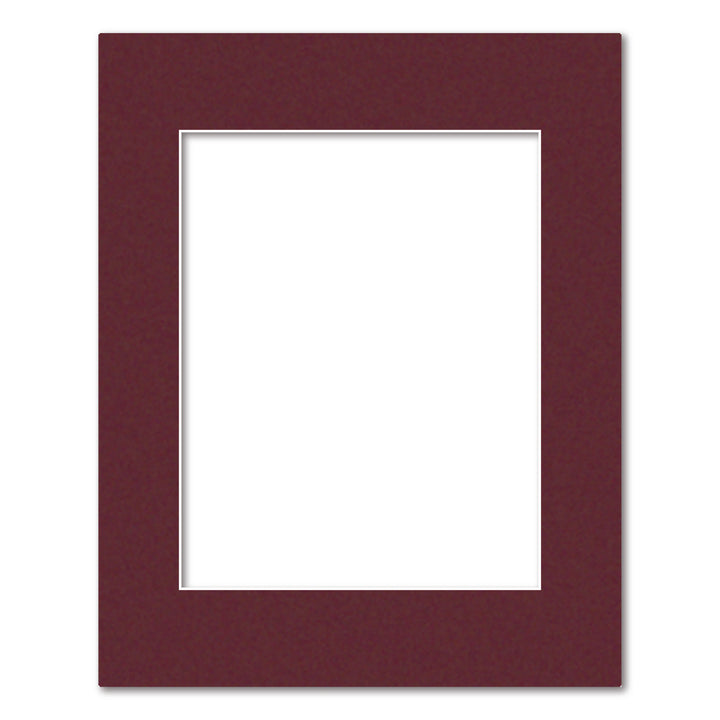 Burgundy Maroon Acid-Free Mat Board 16x20in (40.6x50.8cm) to suit 11x14in (28x35cm) image from our Mat Boards collection by Profile Products (Australia) Pty Ltd