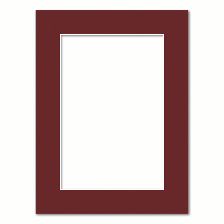 Burgundy Maroon Acid-Free Mat Board 30x40cm to suit  8x12in (20x30cm) image from our Mat Boards collection by Profile Products (Australia) Pty Ltd