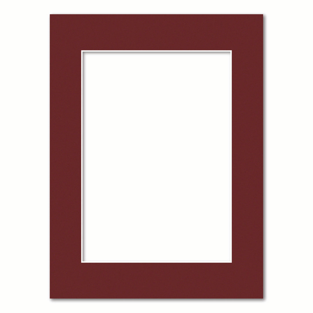 Burgundy Maroon Acid-Free Mat Board 30x40cm to suit A4 (21x30cm) image from our Mat Boards collection by Profile Products (Australia) Pty Ltd