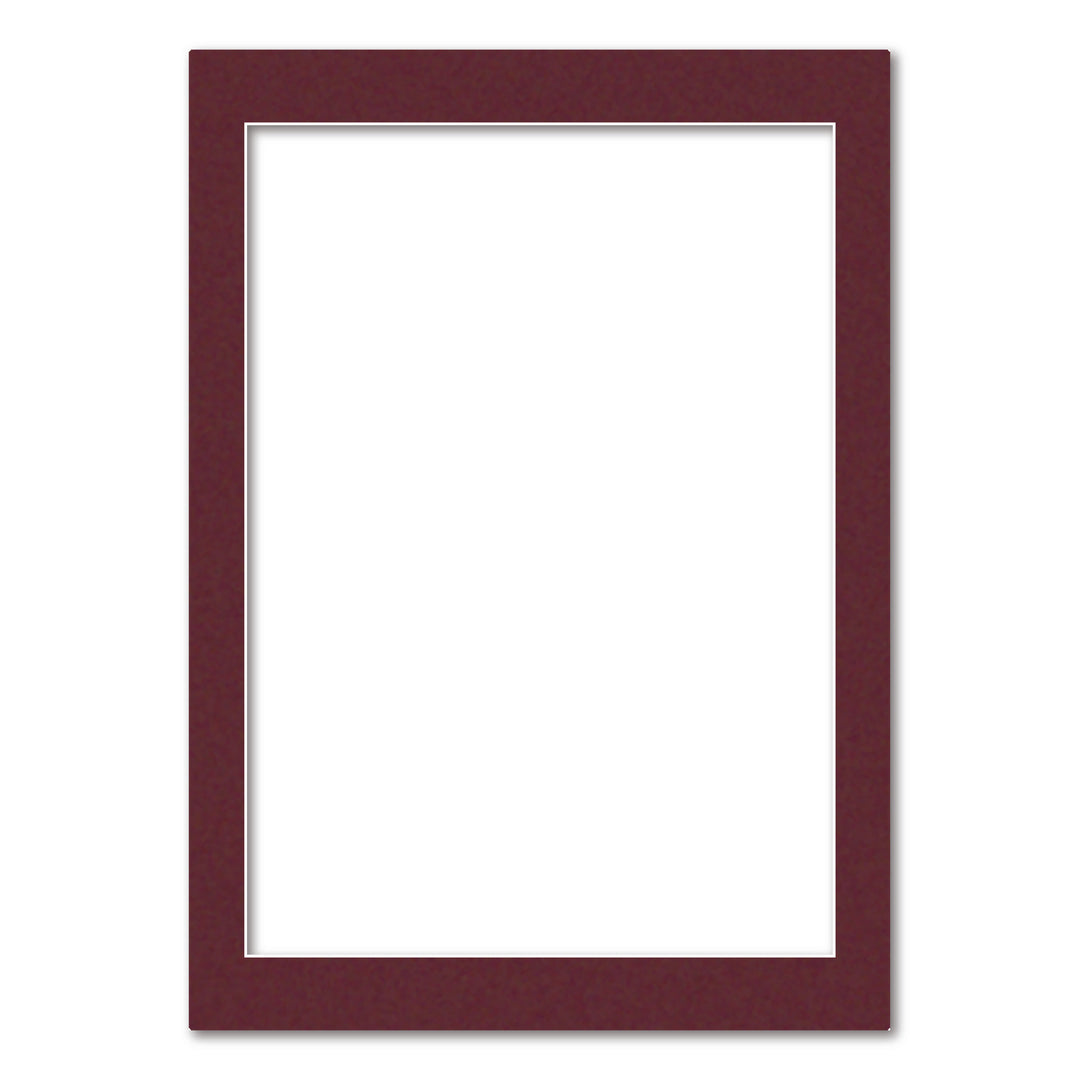 Burgundy Maroon Acid-Free Mat Board 50x70cm to suit A2 (42x59cm) image from our Mat Boards collection by Profile Products (Australia) Pty Ltd