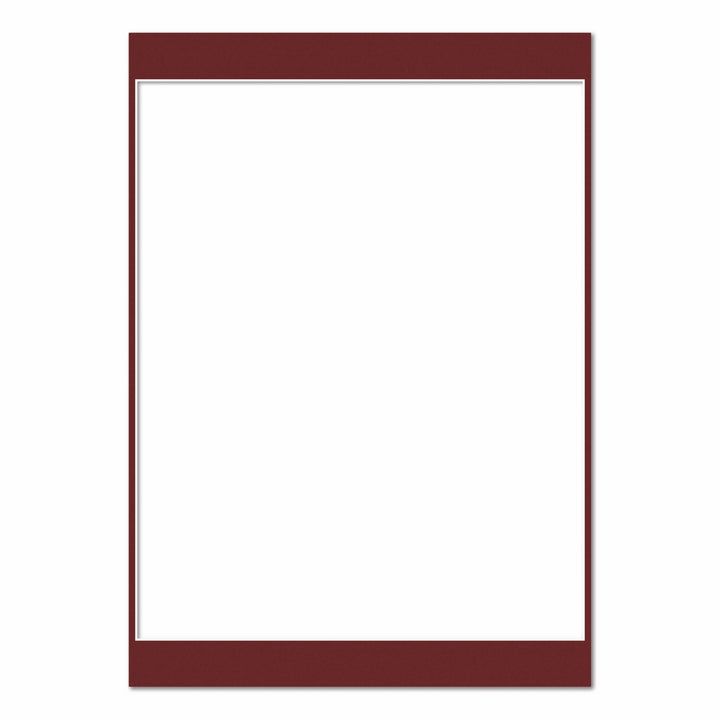 Burgundy Maroon Acid-Free Mat Board A2 (42x59.4cm) to suit 16x20in (40.6x50.8cm) image from our Mat Boards collection by Profile Products (Australia) Pty Ltd