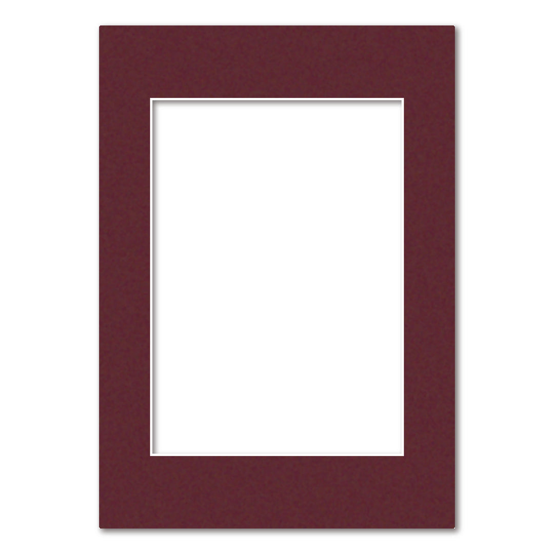 Burgundy Maroon Acid-Free Mat Board A3 (29.7x42cm) to suit A4 (21x30cm) image from our Mat Boards collection by Profile Products (Australia) Pty Ltd