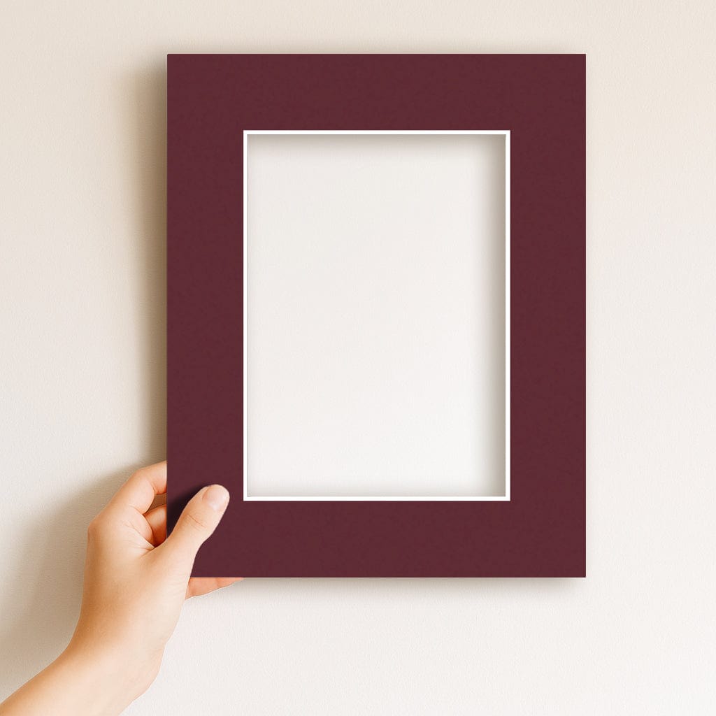 Burgundy Maroon Acid-Free Mat Board from our Mat Boards collection by Profile Products (Australia) Pty Ltd