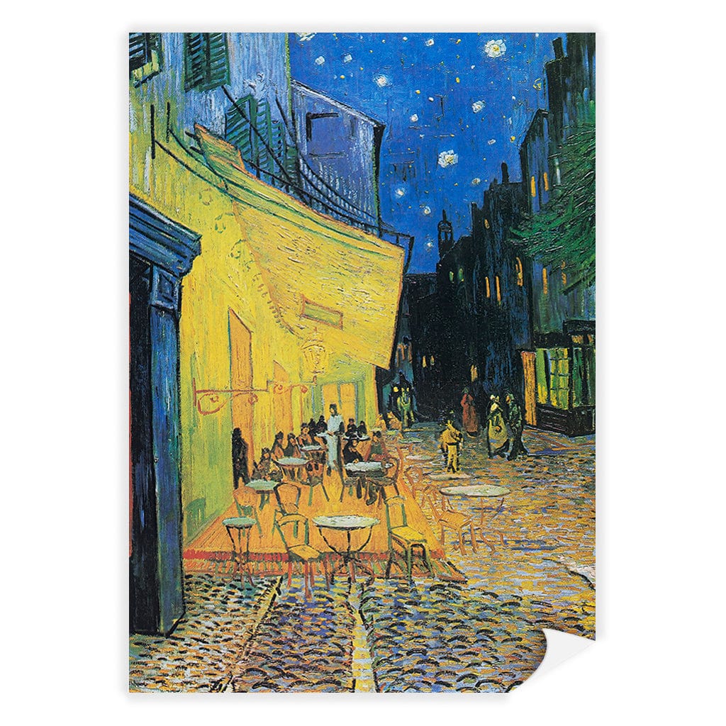 Cafe Terrace at Night - Vincent van Gogh Art Print A4 (21 x 29.7cm) / Print Only / No Border from our Australian Made Framed Wall Art, Prints & Posters collection by Profile Products (Australia) Pty Ltd