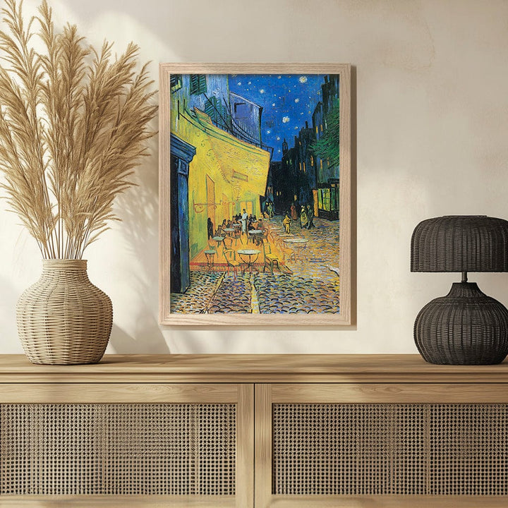 Cafe Terrace at Night - Vincent van Gogh Art Print from our Australian Made Framed Wall Art, Prints & Posters collection by Profile Products (Australia) Pty Ltd