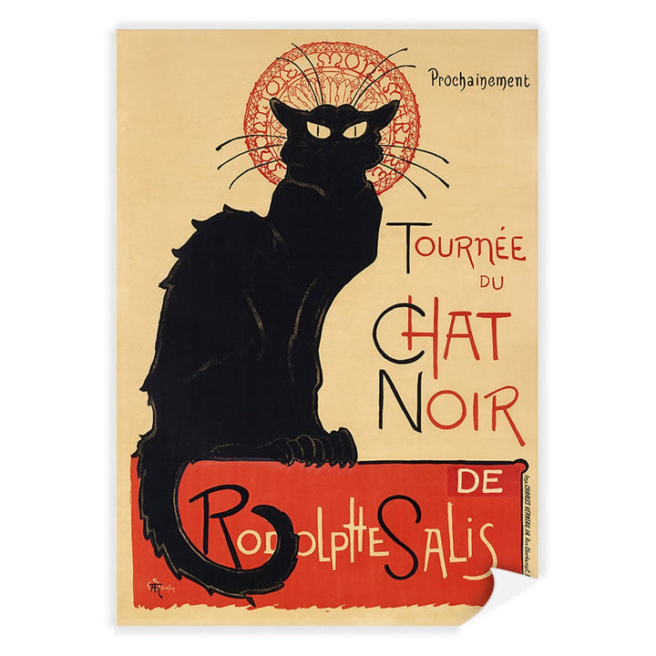 Chat Noir Art Print A4 (21 x 29.7cm) / Print Only / No Border from our Australian Made Framed Wall Art, Prints & Posters collection by Profile Products (Australia) Pty Ltd