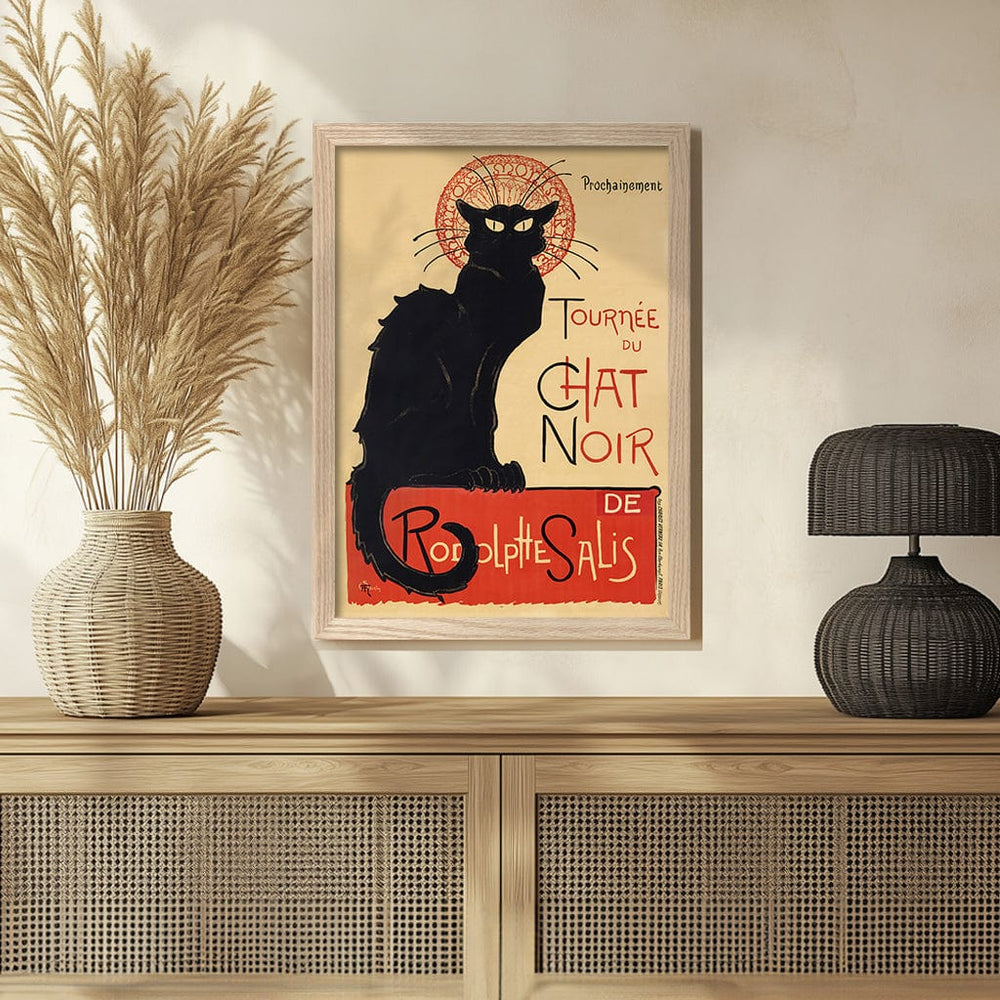 Chat Noir Art Print from our Australian Made Framed Wall Art, Prints & Posters collection by Profile Products (Australia) Pty Ltd