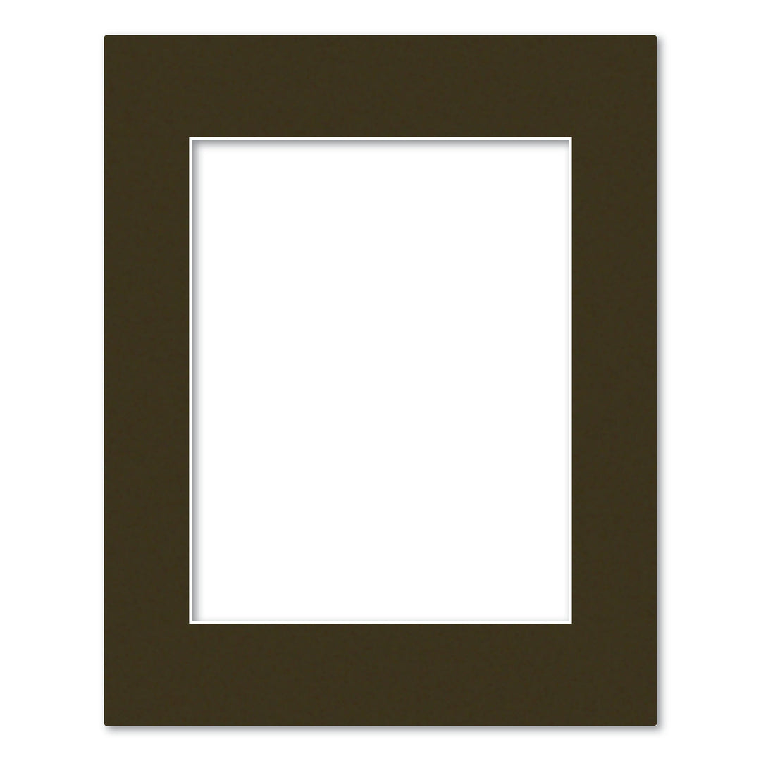 Chocolate Brown Acid-Free Mat Board 16x20in (40.6x50.8cm) to suit 11x14in (28x35cm) image from our Mat Boards collection by Profile Products (Australia) Pty Ltd