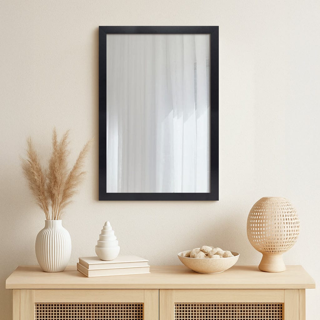 Classic Black Framed Mirror – 16x24 Inch Wall Mirror from our Australian Made Picture Frames collection by Profile Products (Australia) Pty Ltd