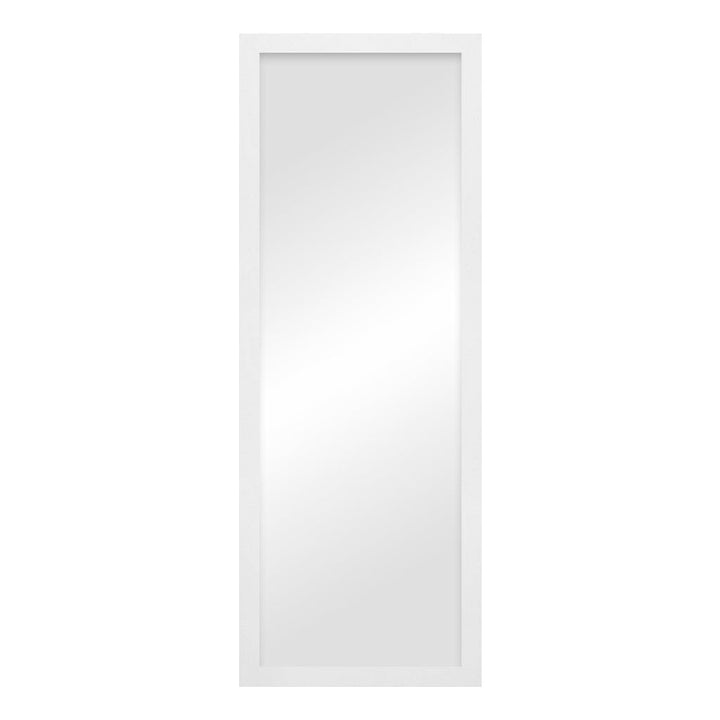 Classic White Framed Mirror – 12x36 Inch Slim Wall Mirror from our Australian Made Picture Frames collection by Profile Products (Australia) Pty Ltd