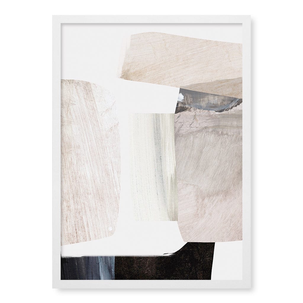 Clay 2 Abstract Wall Art Print by Dan Hobday A4 (21 x 29.7cm) / Matte White Frame / No Border from our Australian Made Framed Wall Art, Prints & Posters collection by Profile Products (Australia) Pty Ltd