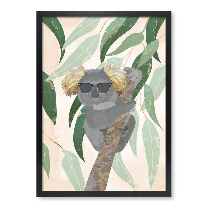 Cool Koala Kids Wall Art Print A2 (42 x 59.4cm) / Matte Black Frame / No Border from our Australian Made Framed Wall Art, Prints & Posters collection by Profile Products (Australia) Pty Ltd