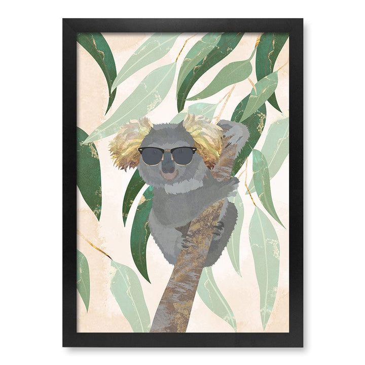 Cool Koala Kids Wall Art Print A3 (29.7 x 42cm) / Matte Black Frame / No Border from our Australian Made Framed Wall Art, Prints & Posters collection by Profile Products (Australia) Pty Ltd