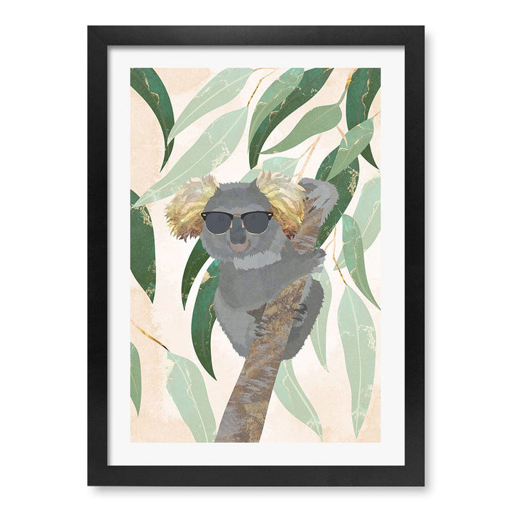 Cool Koala Kids Wall Art Print A3 (29.7 x 42cm) / Matte Black Frame / White Border from our Australian Made Framed Wall Art, Prints & Posters collection by Profile Products (Australia) Pty Ltd