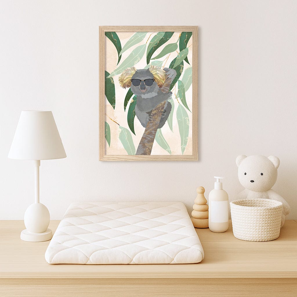 Cool Koala Kids Wall Art Print from our Australian Made Framed Wall Art, Prints & Posters collection by Profile Products (Australia) Pty Ltd