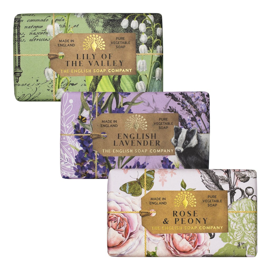 Country Garden Trio Soap Bar Value Pack Bundle - The English Soap Company from our Body & Bath collection by The English Soap Company