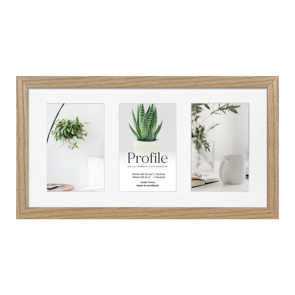 Decorator Gallery Collage Photo Frame - 3 Photos (4x6in) from our Australian Made Collage Photo Frame collection by Profile Products Australia