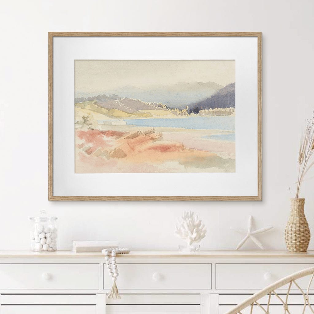 Decorator Natural Oak Artist Watercolour Frame Full Sheet Imperial from our Australian Made Picture Frames collection by Profile Products (Australia) Pty Ltd