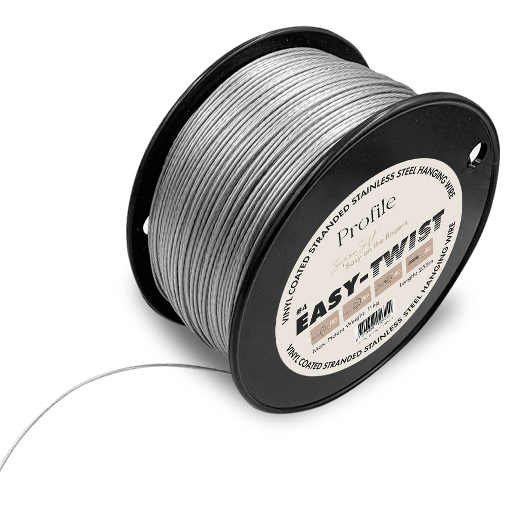 Easy-Twist #4 Super Soft Picture Hanging Wire (Up to 11kg) 255m from our Picture Framing Accessories collection by Profile Products (Australia) Pty Ltd