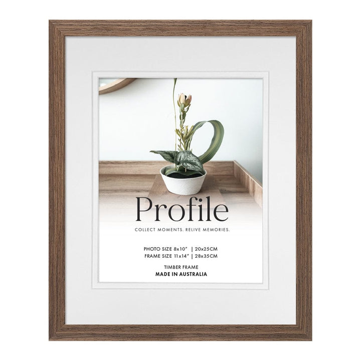 Elegant Deluxe Chestnut 11x14/8x10in Set of Frames (Bulk Frame Bundle 3 Pack) from our Australian Made Picture Frames collection by Profile Products (Australia) Pty Ltd