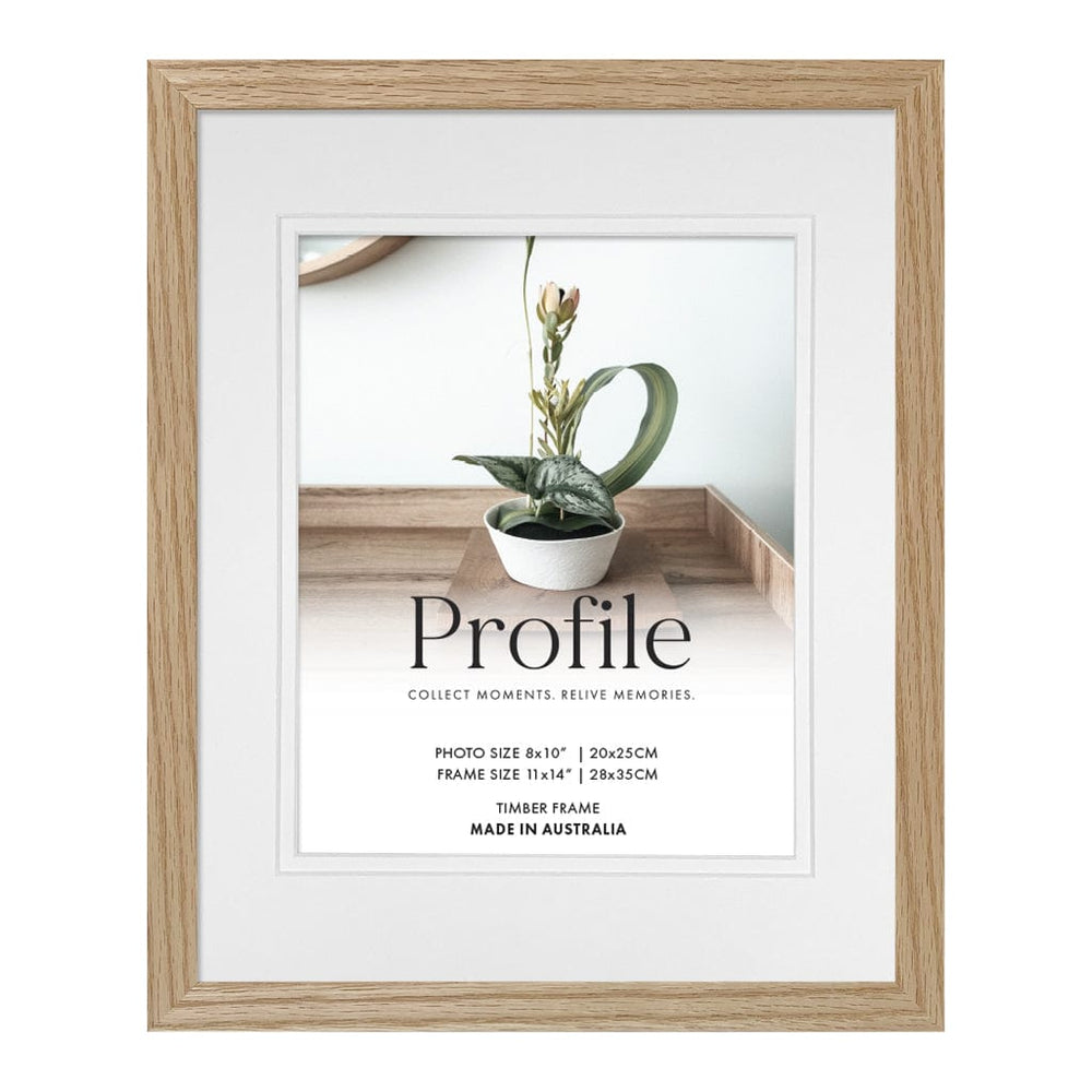 Elegant Deluxe Natural Oak 11x14/8x10in Set of Frames (Bulk Frame Bundle 3 Pack) from our Australian Made Picture Frames collection by Profile Products (Australia) Pty Ltd