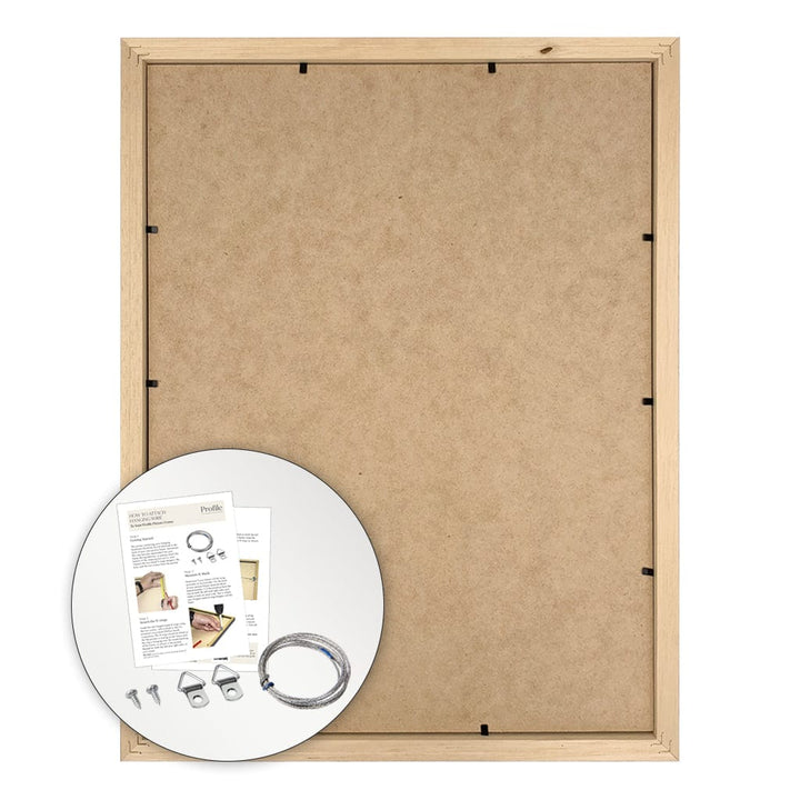 Elegant Deluxe Natural Oak 12x16/8x12in Set of Frames (Bulk Frame Bundle 3 Pack) from our Australian Made Picture Frames collection by Profile Products (Australia) Pty Ltd