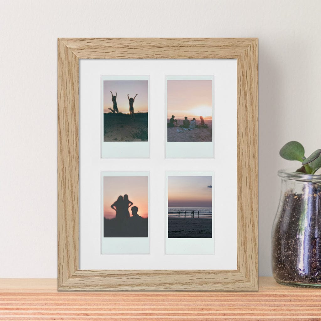 Elegant Instax Photo Frame - 4 Photo Collage Display (6x8in) from our Australian Made Picture Frames collection by Profile Products (Australia) Pty Ltd