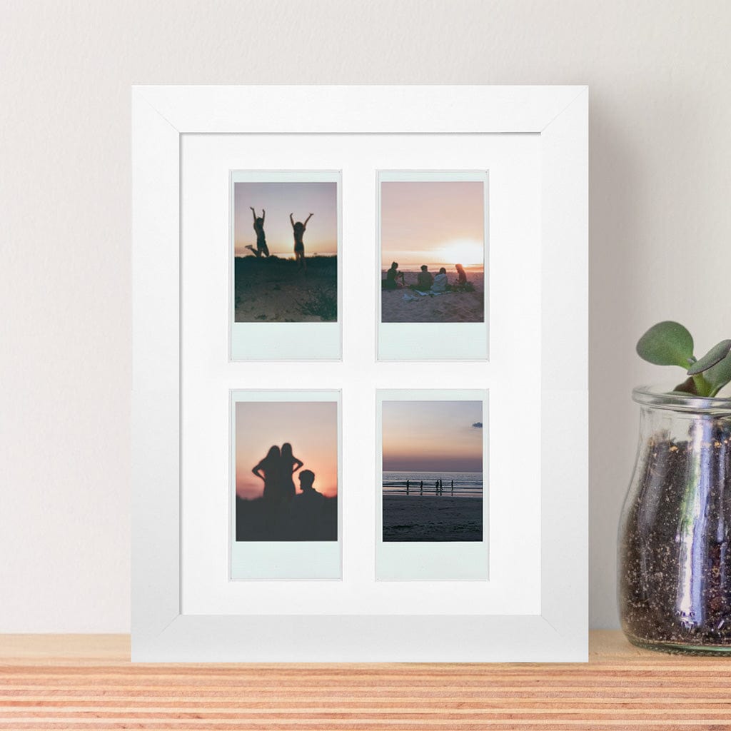 Elegant Instax Photo Frame - 4 Photo Collage Display (6x8in) from our Australian Made Picture Frames collection by Profile Products (Australia) Pty Ltd